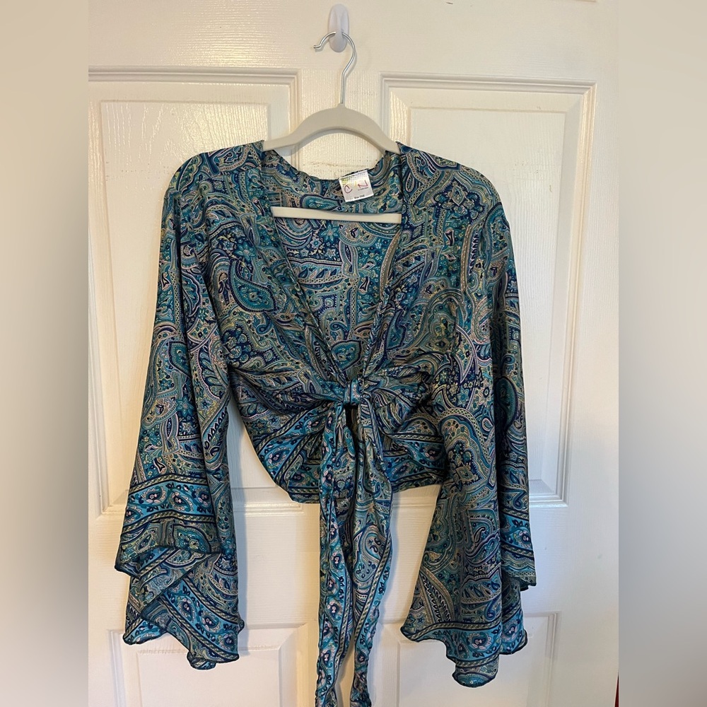 CYN by Cynthia Mehra Tie Top